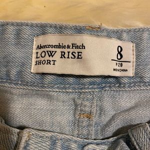 Blue Jean shorts with floral design